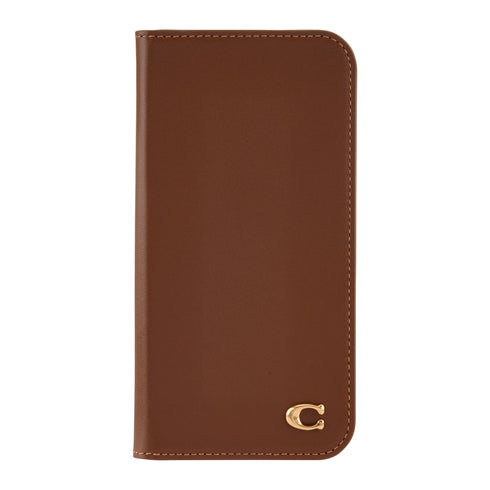 Coach Leather Folio Case for iPhone 16 Series CH054164